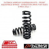 OUTBACK ARMOUR SUSPENSION KITS FRONT ADJ BYPASS-EXPD PAIR FIT ISUZU D-MAX 2012 +